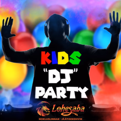 Lohesaba lastedisko DJ ja valgusefektidega